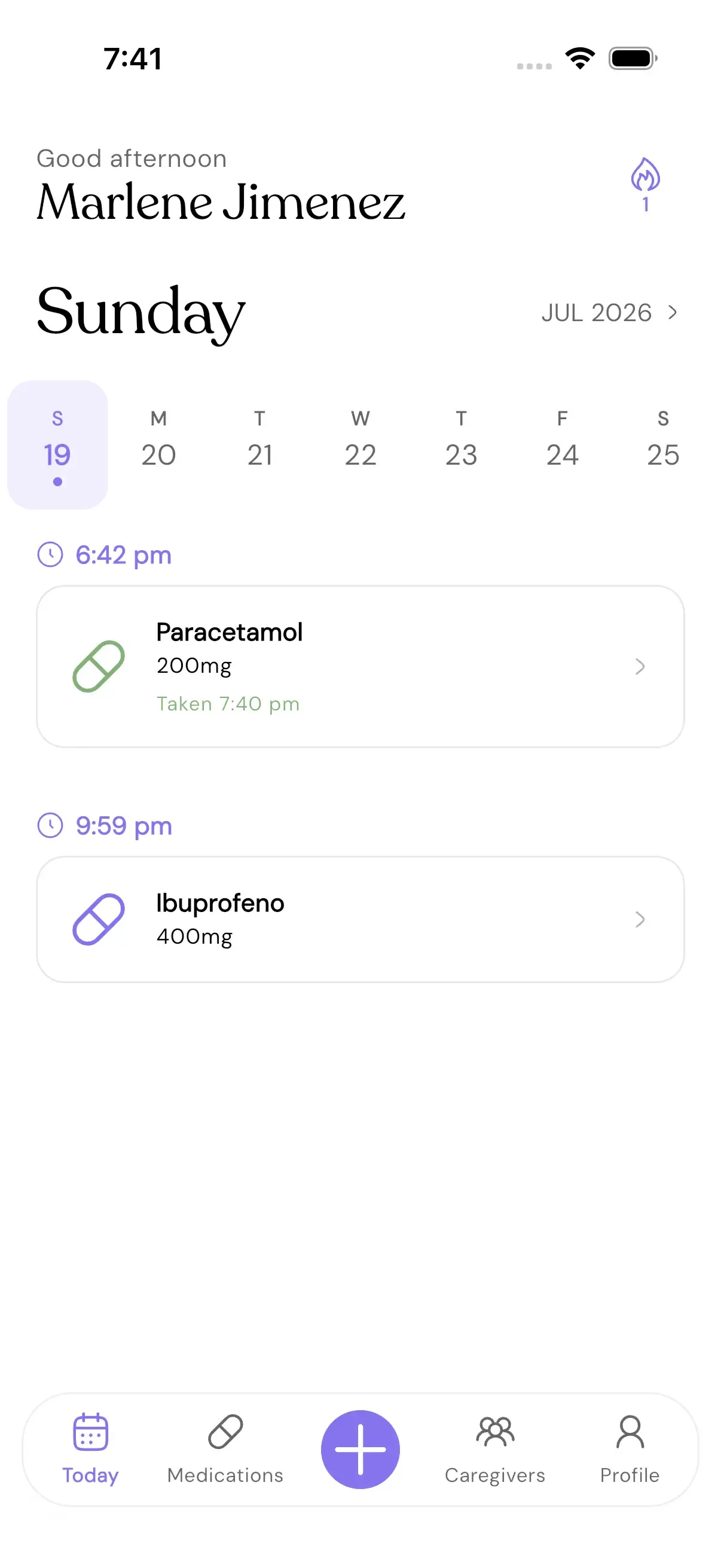 Timalia app preview